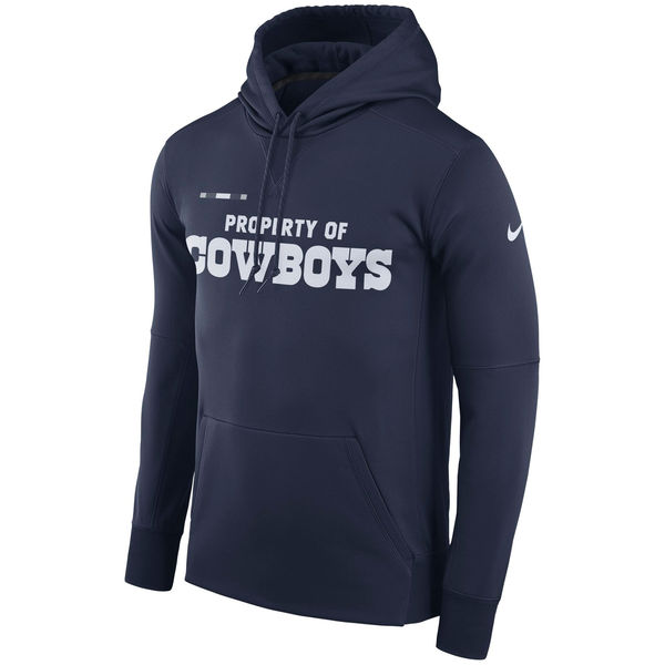 Men's Dallas Cowboys Nike Property Of Performance Pullover Hoodie Navy,We sell and wholesale Men's Dallas Cowboys Nike Property Of Performance Pullover Hoodie Navy on line form chian!